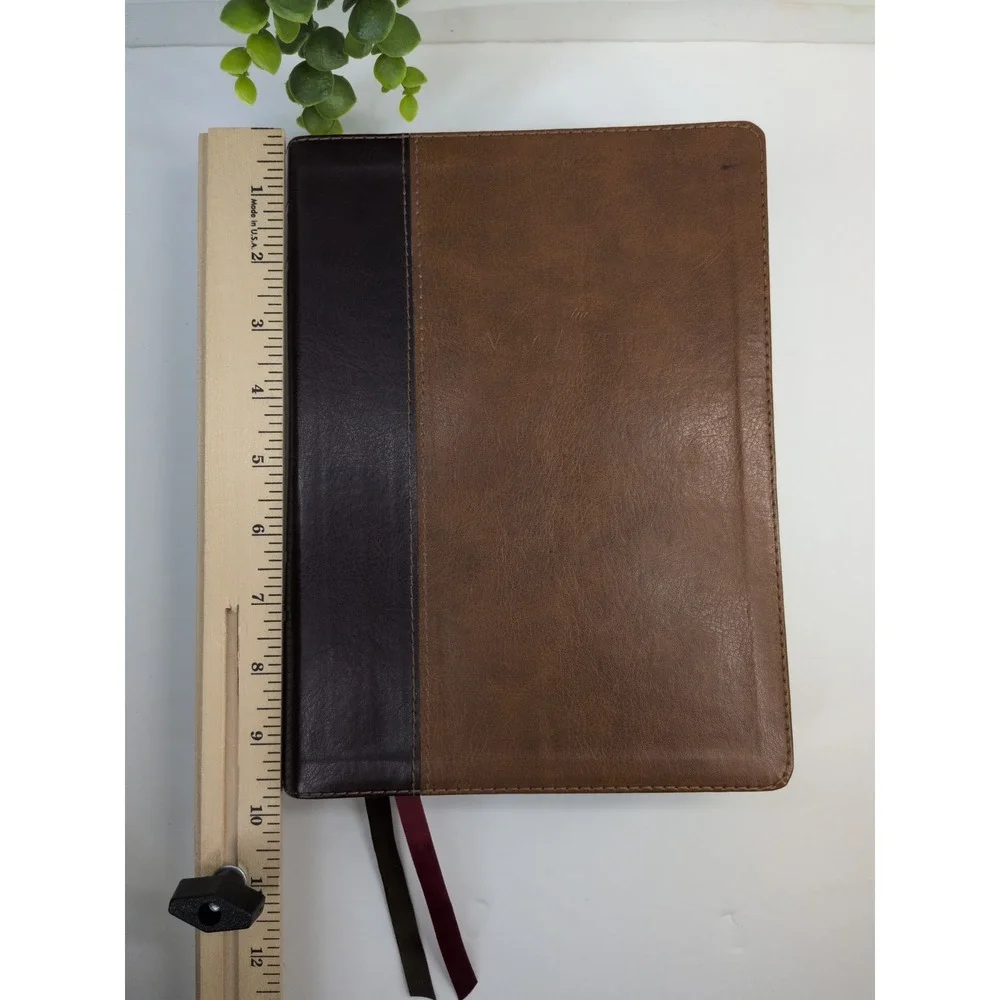 😍Macarthur Study Holy Bible NKJV Bonded Leather 2006 Maps Nelson